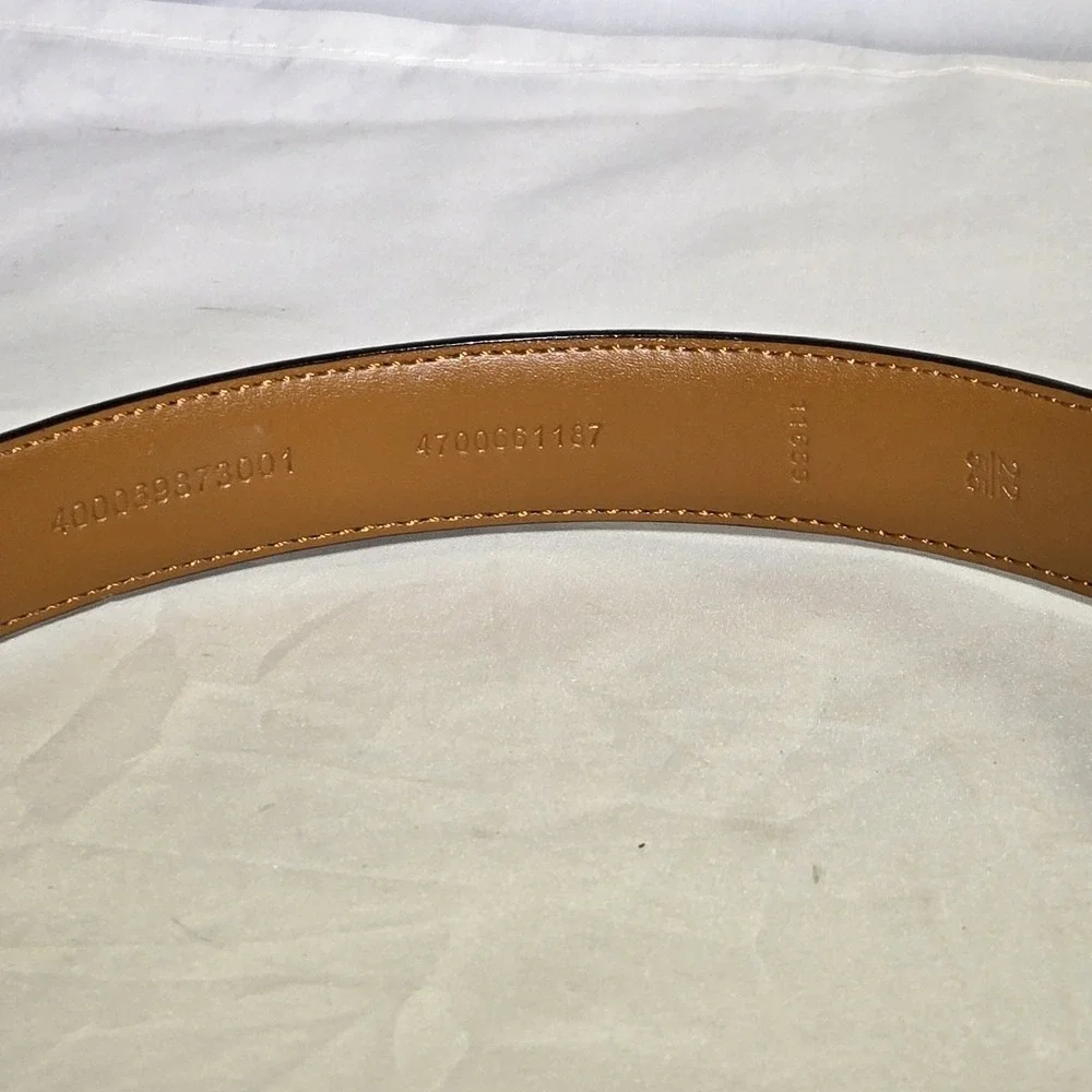 Polo Ralph Lauren Belt Italian Leather‎ Youth Belt #111689 Size 22/55 Black